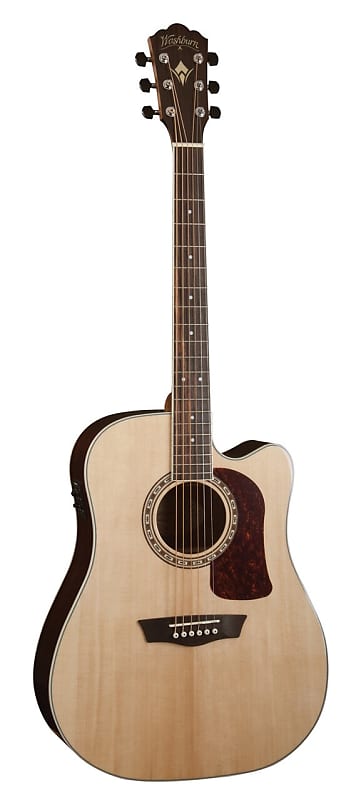 Washburn D20SCE Heritage 20 Series Dreadnought Cutaway Acoustic Electric Guitar image 1