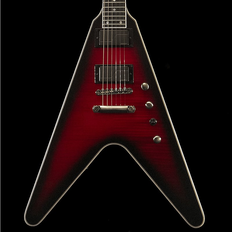 Epiphone Dave Mustaine Prophecy Flying V Aged Guitar in Aged Dark