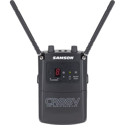 Samson Concert 88 Camera UHF Wireless Lavalier Microphone System, Includes CR88V Micro Receiver, CB88 Beltpack Transmitter, LM10 Lavalier Microphone, image 17