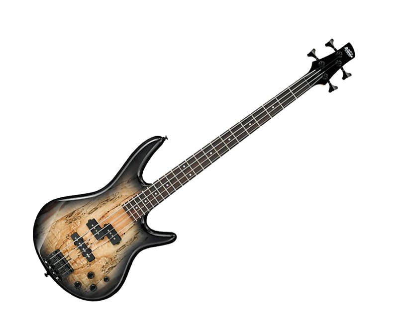 Used Ibanez GSR200SM 4-String Bass Guitar - Natural Gray Burst image 1