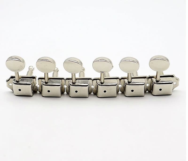 Gibson Kluson-Style Tuner Set With Bushings - Nickel | Long