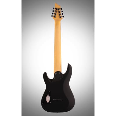 Schecter C-8 Deluxe Electric Guitar, 8-String, Satin Black image 6