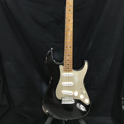 Fender Custom Shop Stratocaster Limited Edition Roasted Fretboard Relic 2017 Aged Black image 1