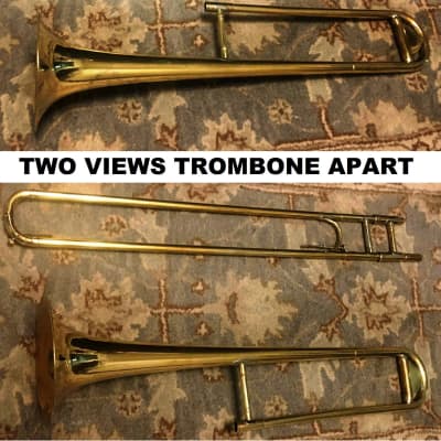 HISTORIC 1920 F.E. OLDS TROMBONE FAMOUSLY OWNED: " THE HARMONIAN " USED IN 1920-30'S BEN SELVEN ORCHESTRA EXCELLENT TECH. SERVICED W/ORG. CASE / ELKHORN MPC image 14