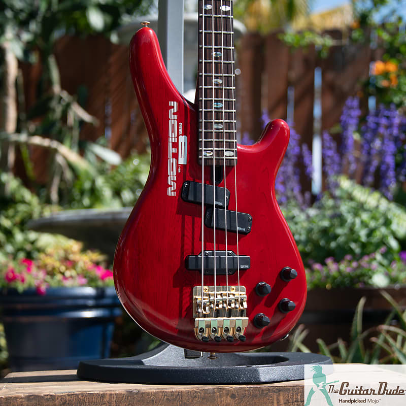 【美品】YAMAHA MB-1 アクティブ 日本製 上位モデル ヴィンテージ Yamaha MB-1 Motion Bass Pearl White 1987 | Reverb Finland