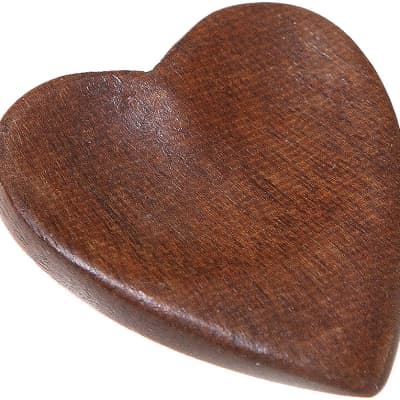 W4M Lomotra Luxury Guitar Pick - Heart Shape - Right Hand - Dimple Thumb - Groove Index image 3