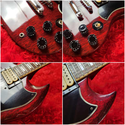 Aria Pro II SL-500D - SG Standard - 1980 - Cherry Wine - All Aria Pro II SL-500D - SG Standard - 1980 - Cherry Wine - All