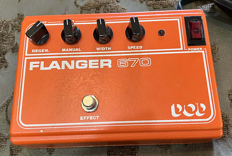 DOD FLANGER 670 ギターエフェクター DOD FLANGER 670 ギターエフェクター 【公式通販】