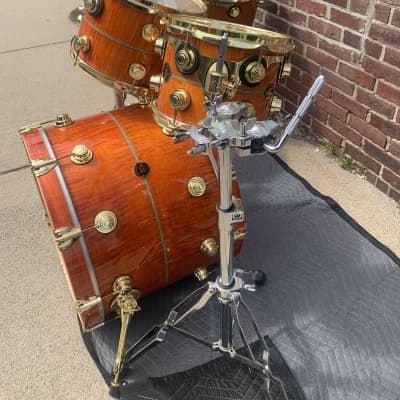 DW 25th anniversary 5 pc drum set USA collectors AUTOGRAPHED rare EXCELLENT 22 10 12 14 16 1998 image 4