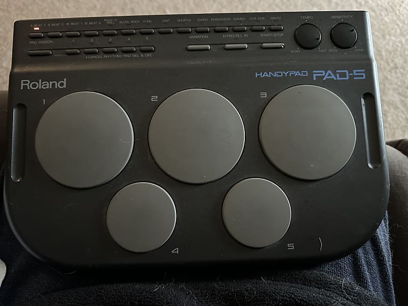 Roland Handypad Pad-5 1989 - Black | Reverb