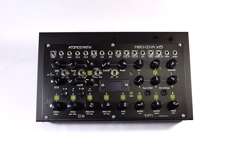 AtomoSynth Mochika X5, analog synthesizer and step sequencer, Reverb