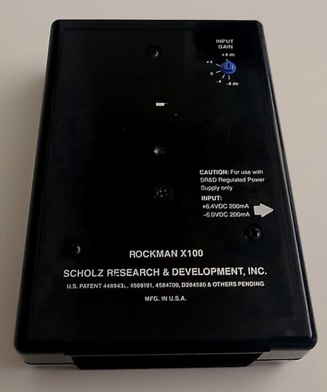 Rockman x100 headphone amp (SR&D) + RARE Rockmount Rack unit