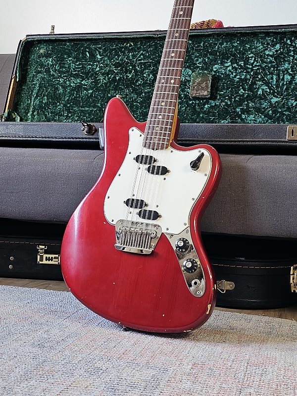Vintage Fender Electric XII 1966 Candy Apple Red w Stamford Case image 1