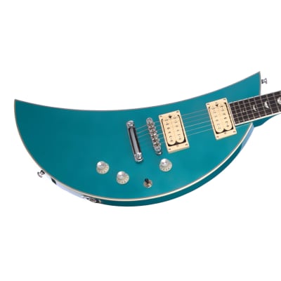 Eastwood Guitars Moonsault - Metallic Blue - Vintage Kawai-inspired Electric Guitar - NEW! image 2