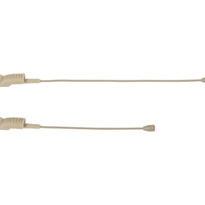 2 OSP HS10 Tan Earset Mics 1 Long 1 Short Boom for Lectrosonics Wireless Systems image 4