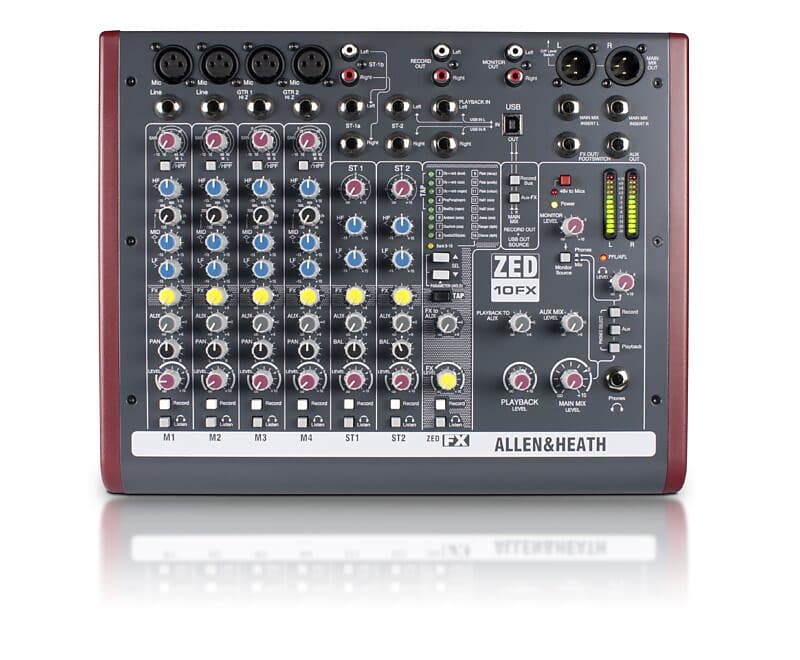 Allen & Heath ZED-10FX Mixer image 1