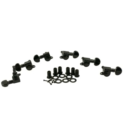 Grover 205BC 3x3 Mini Rotomatics Tuning Keys - BLACK CHROME image 1