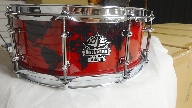 ddrum Dave Lombardo Signature Snare Drum 5.5 x 14 Signed New in the Box Reverb