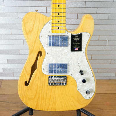Fender American Vintage II '72 Telecaster Thinline - Aged Natural image 1