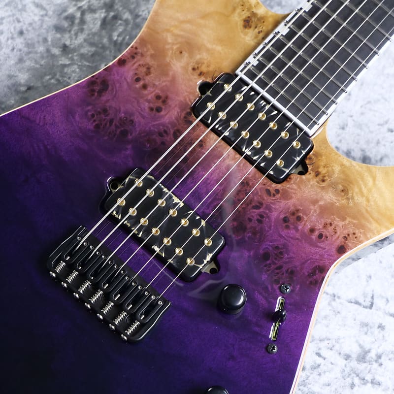 ESP E-II M-II 7NT Hipshot Purple Natural Fade [Made in Japan