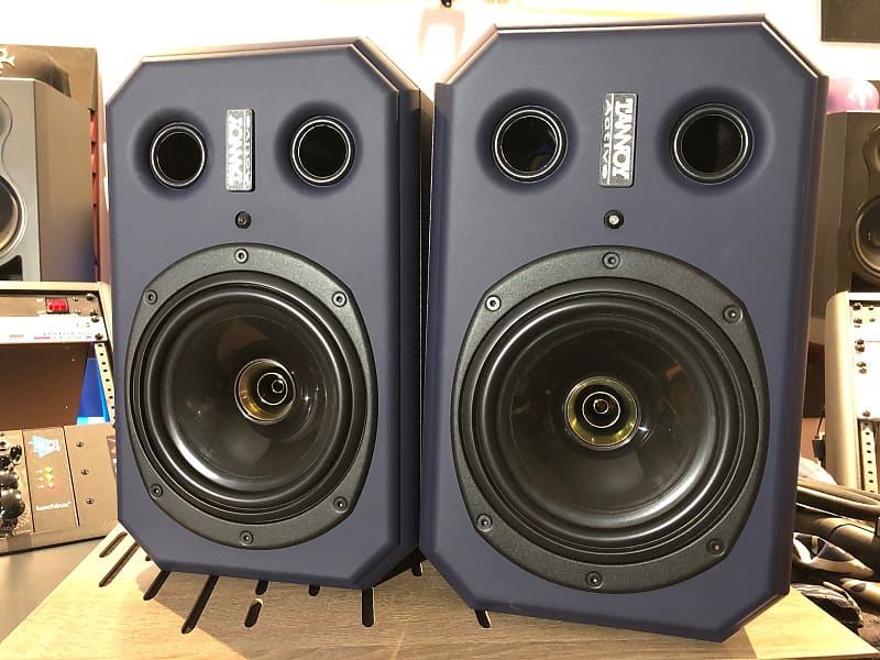 Tannoy System 600 A Studio Monitors / Speakers (PAIR) Blue