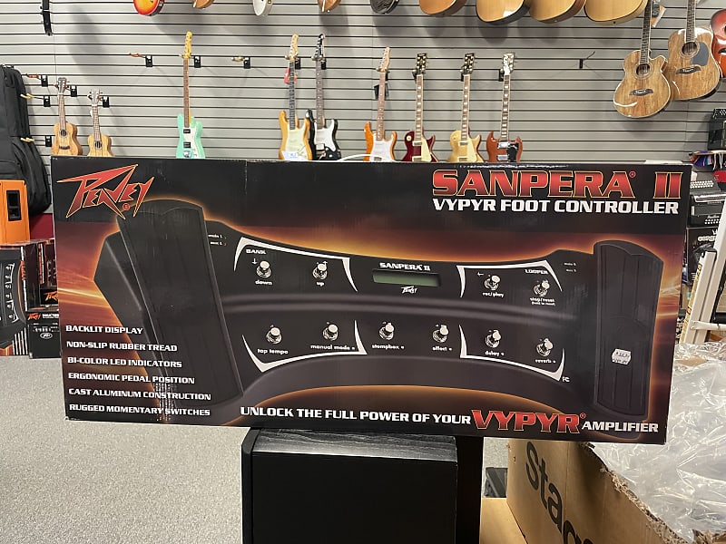 PEAVEY SANPERAⅡ フットコントローラー 動作OK Peavey Sanpera II (Mk II) Vypyr Dual Foot Controller