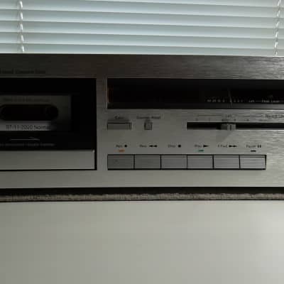 1982 Nakamichi 480 Silverface Stereo Cassette Deck New Belts & Serviced 07-2021 Excellent Condition image 2