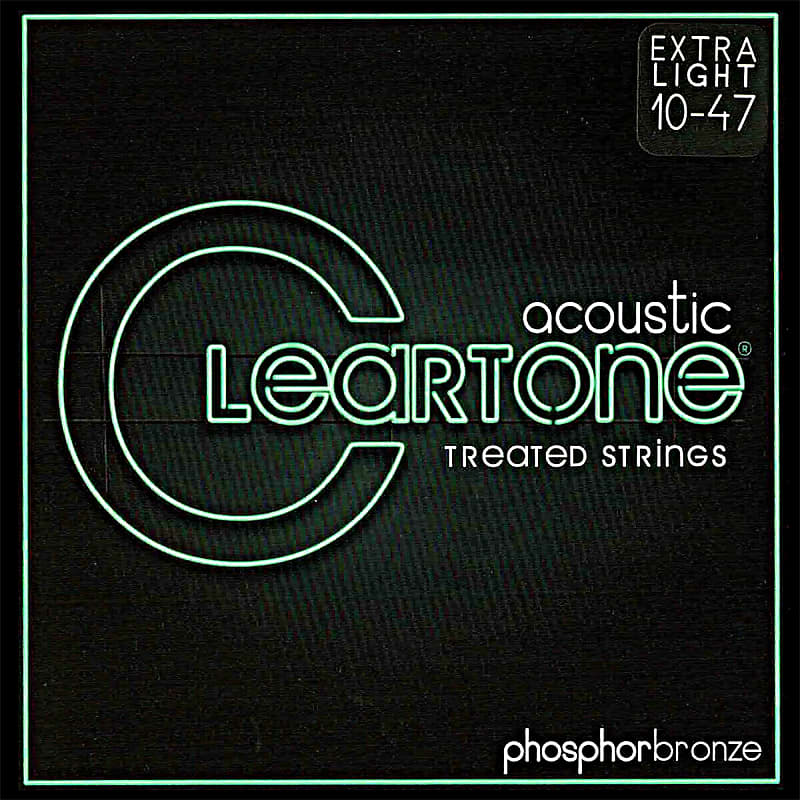 Cleartone 7410 EMP Coated Phosphor Bronze Acoustic Guitar Strings 10-47 Light 2010s Standard image 1