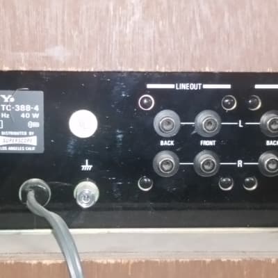 Sony TC-388-4 2/4 Channel Quadraphonic Reel to Reel TapeCorder