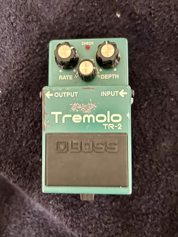 Boss TR-2 Tremolo (Silver Label) 1997 - Present - Green | Reverb