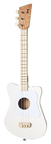 Loog Mini Acoustic Guitar 3-String Guitar, White image 1