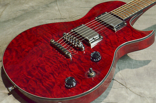 Ibanez ARZ800 Transparent Deep Red | Reverb