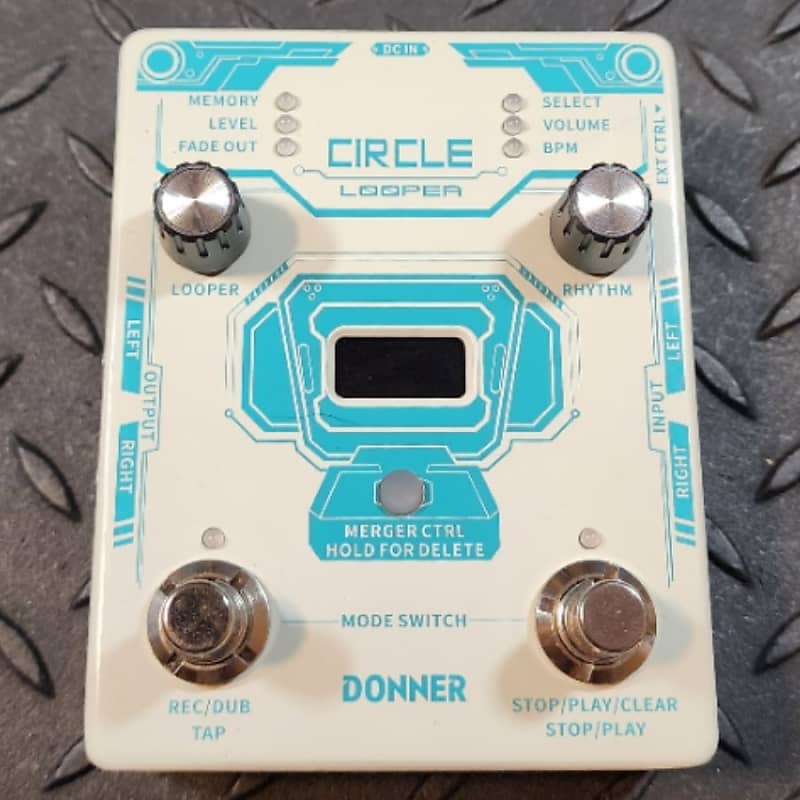 Donner Circle Looper and Drum Machine Loop Station Reverb Australia