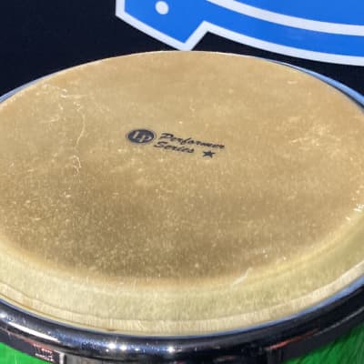 Frankie Banali's Quiet Riot, LP Performer Series 11-3/4" Conga and Stand. 2000's - Green Fade image 14