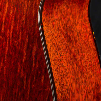Santa Cruz OM Rare Figured Pernambuco and Fort Ross Chapel Redwood Custom NEW image 17