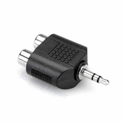 Adaptor Dual RCA to 3.5mm TRS great nifty adapter to plug your device into granddad's stereo system* image 2