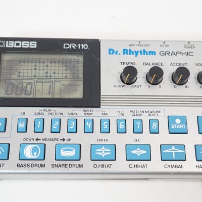 Boss DR-110 Dr. Rhythm Graphic Drum Machine