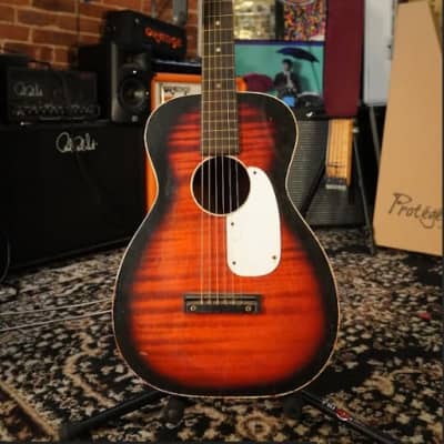 Vintage Harmony Stella 1960s Acoustic Guitar. 3/4 Size image 2