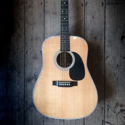 2011  Martin D28 P Acoustic Natural finish comes with a hard shell case image 2