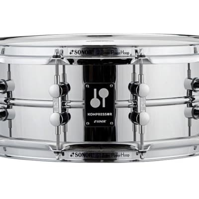 Sonor Kompressor Series 14" x 5.75" Steel Snare Drum image 1