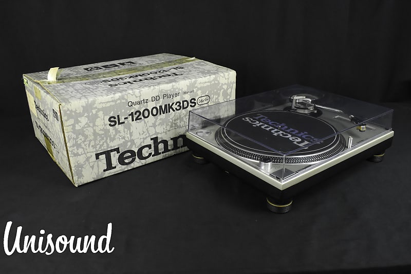 Technics SL-1200MK3D w/Original Box silver Direct Drive DJ