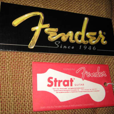 Fender Dealer Display Sign W/ Hang Tags Set of 3  1990's image 2