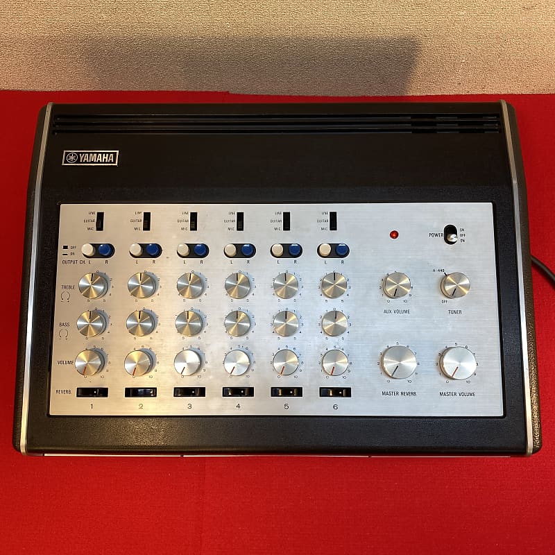 Yamaha EM-70 6 channel mixer with built in reverb, Aux in, Rec out etc.