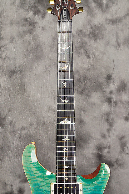 PRS Custom 24 Wood Library Kid Limited Blue Fade | Reverb