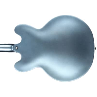 Epiphone Dave Grohl Signature DG-335 Semi-Hollow Guitar w/ USA Gibson Pickups and Hard Case - Pelham Blue image 9
