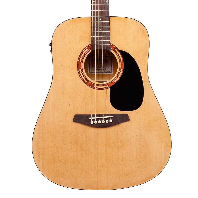 Kohala KG100SE Full Size Acoustic Guitar Natural w/ Pickups/Tuner & Bag image 1