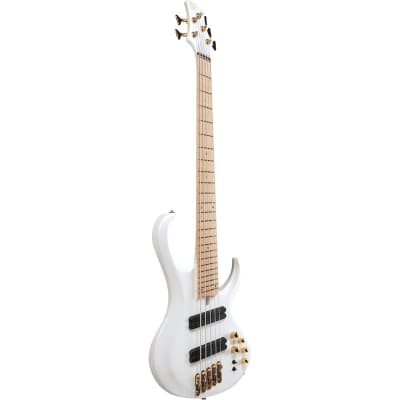 Ibanez BTB Bass Workshop 5-String Electric Bass Multi-Scale - Pearl White Matte for sale