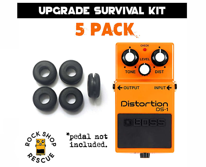 Boss Guitar Pedal Grommet Upgrade Survival Kit Rubber ORing Reverb