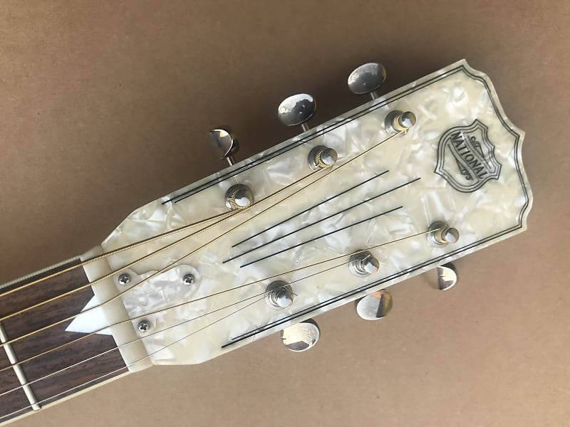 National Custom Radiotone Bendaway Resonator Guitar 2005 Dark Reverb