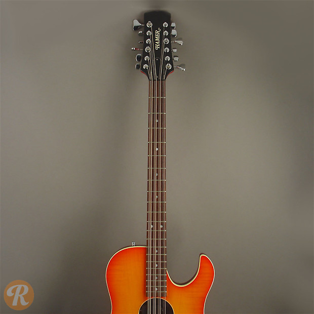 Hamer 12-string Acoustic Look Bass Sunburst imagen 6